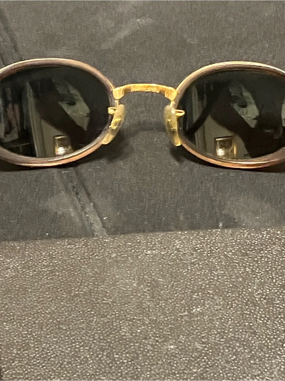 VINTAGE B&L RAY-BAN RB3037 W2814 BROWN/GOLD SIDE-CUPS DINERS SUNGLASSES